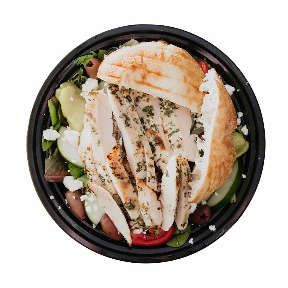 Chicken Souvlaki Salad